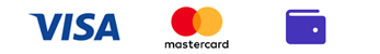 Visa, Mastercard Visa, Mastercard